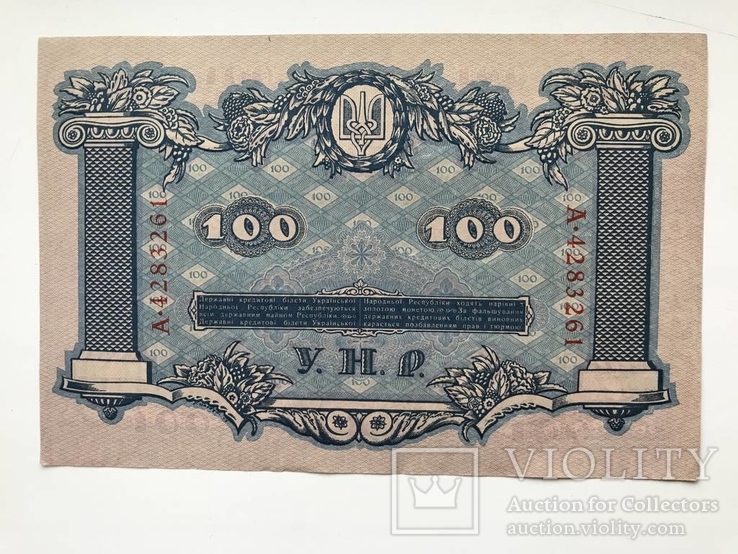 100 гривень 1918, фото №3