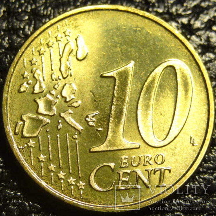 10 євроцентів Нідерланди 2003 UNC нечаста, фото №3