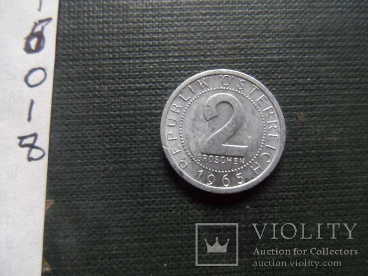 2 гроша 1965 Австрия    (О.1.8)~, фото №4