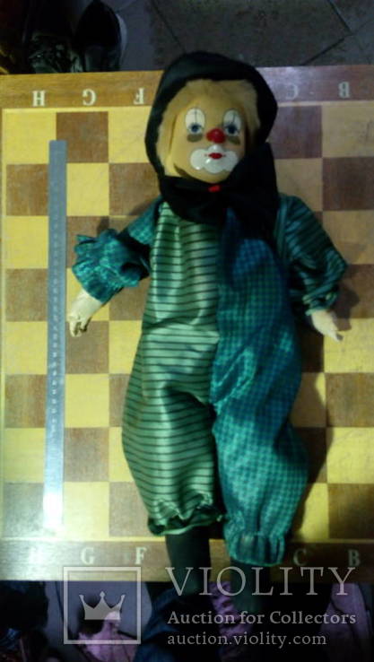 Кукла "Клоун" фарфор, фото №3