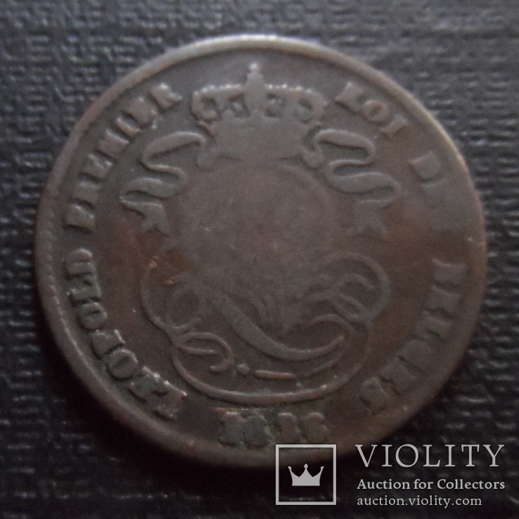 2 цента 1836  Бельгия   (К.25.6)~, фото №5
