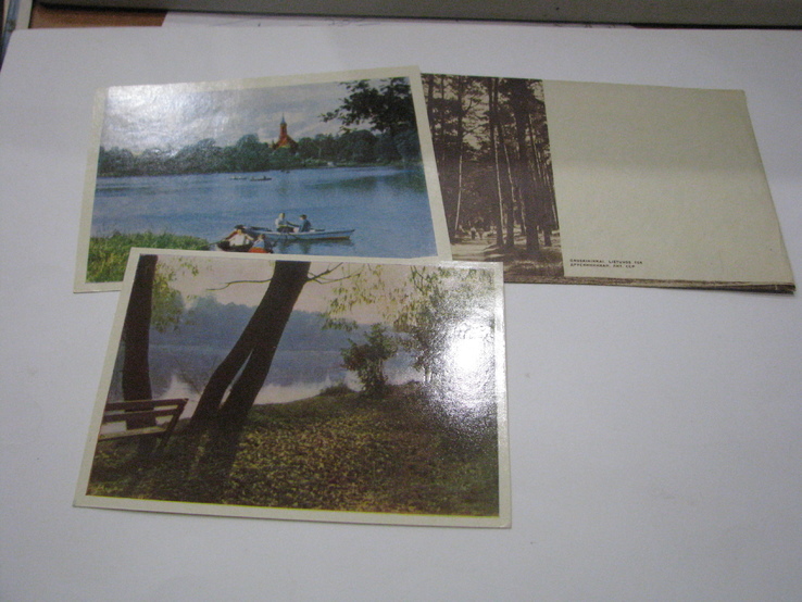 Две открытка + конверт Литовская ССР, фото №2