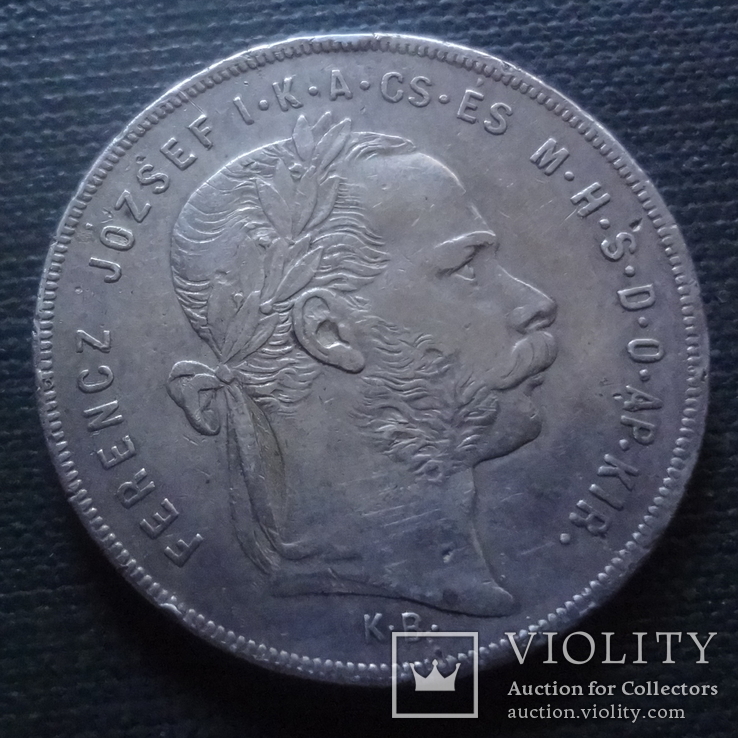 1 форинт 1879  Венгрия  серебро    (2.4.7)~, фото №6