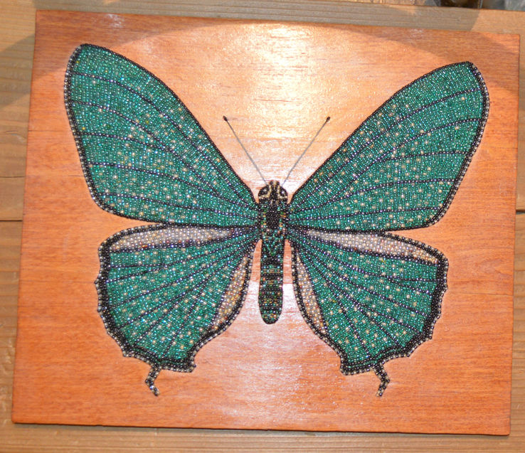 Картина бабочка  бисер, photo number 2
