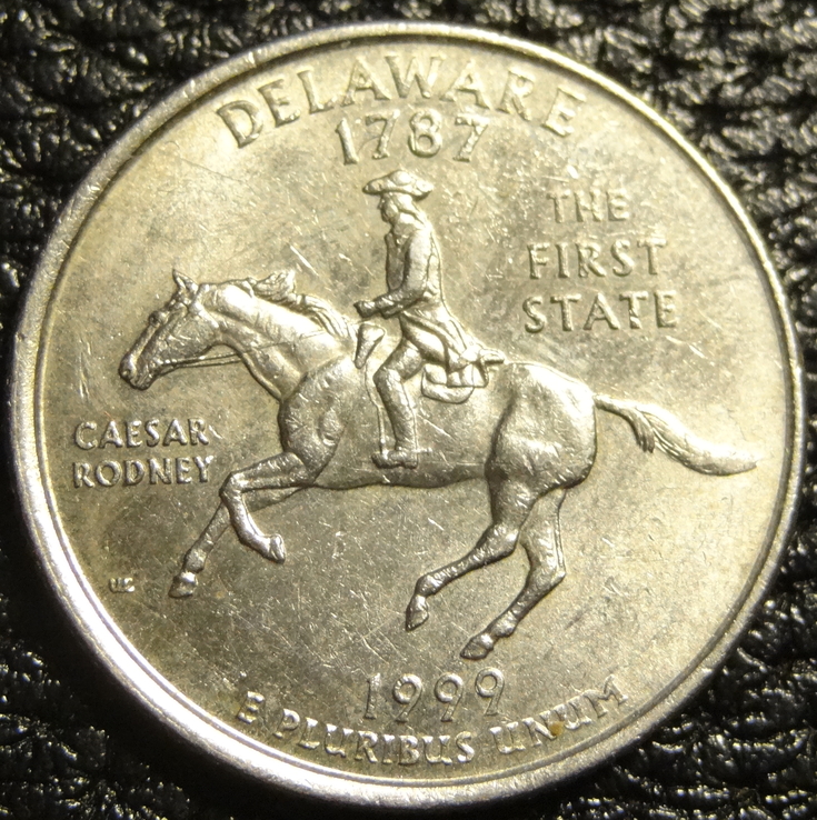 25 центів США 1999 P Делавер, фото №2