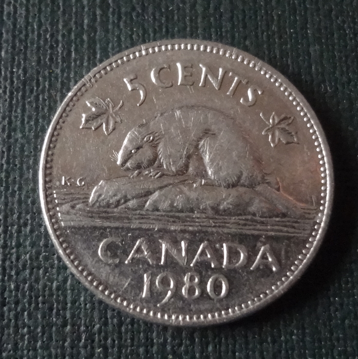 5 центов 1980 Канада    (О.7.6)~, фото №2