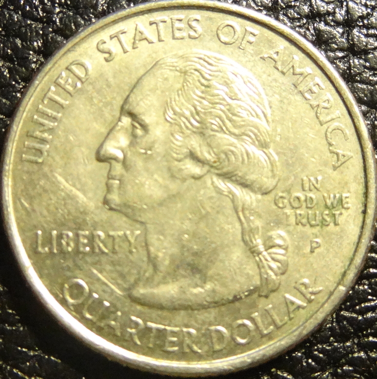25 центів США 2007 P Юта, фото №3