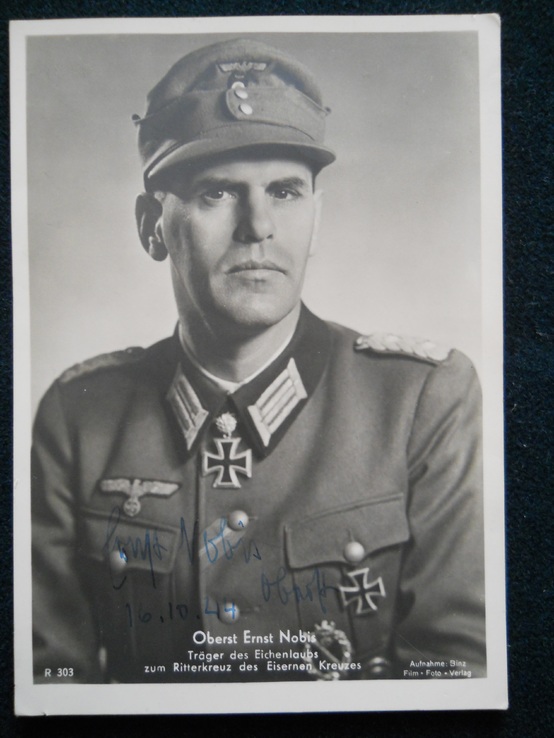 Фото полковника Вермахта с автографом, фото №2