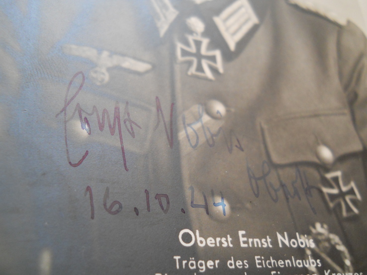 Фото полковника Вермахта с автографом, фото №3