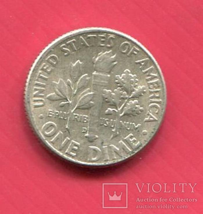 США 10 центов (дайм) 1964 ,,D,,
