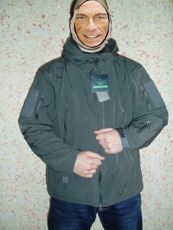 Куртка тактическая Soft Shell от ESDY серая XXL, фото №2