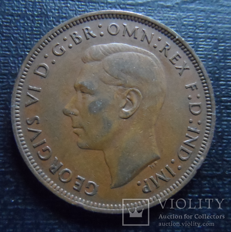1 пенни 1947  Великобритания  (О.9.10)~, фото №4