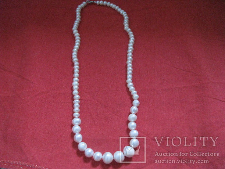 Ожерелье из натурального жемчуга № 3 - длинна - 51 см.,вес - 38,69 гр.