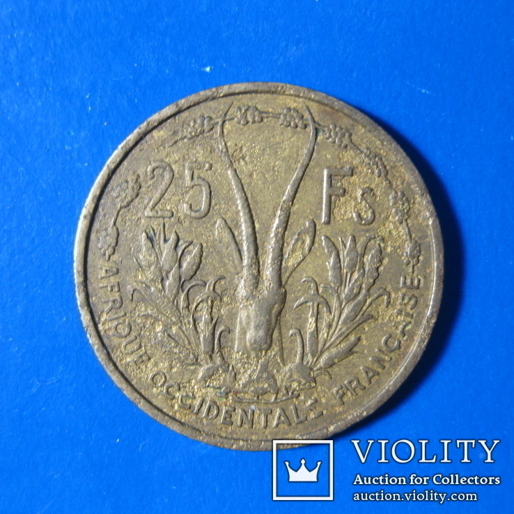 Французская Западная Африка 25 франков, 1956, фото №4