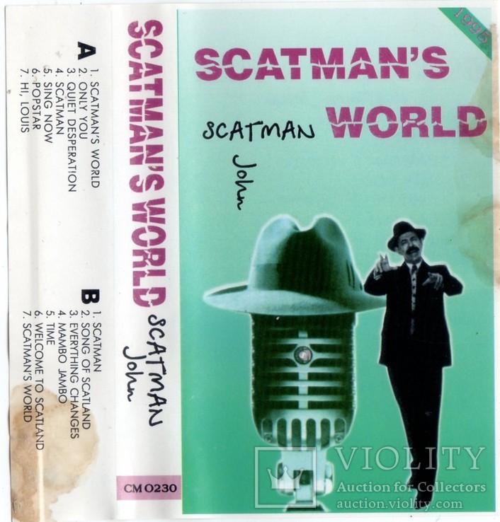 Scatman John (Scatman's World) 1995. (МС). Кассета. ART. Ukraine. Techno Dance., фото №6