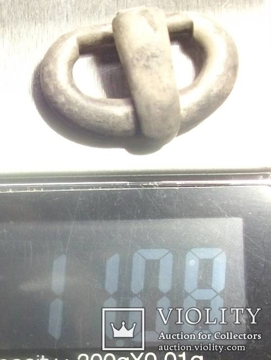 Пряжка серебряная периода ЧК.Вес 11,08 грамм., фото №4