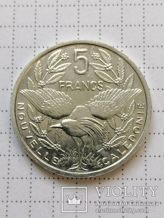 5 франков 1991 Новая Каледония, фото №2