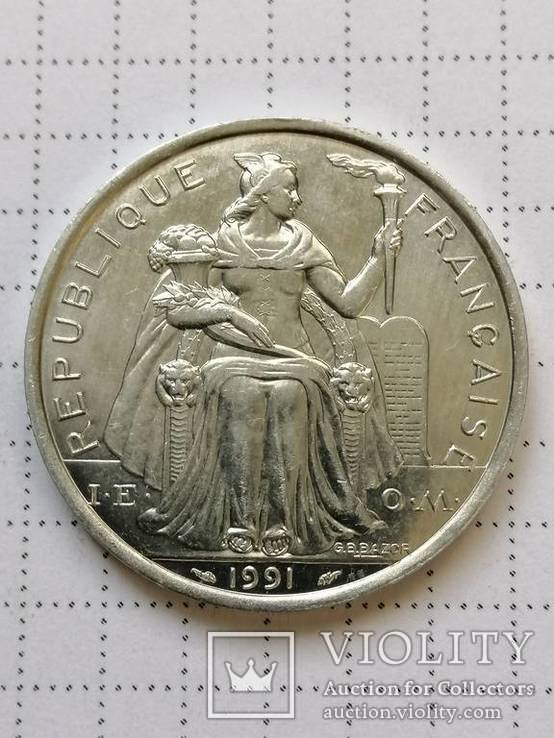 5 франков 1991 Новая Каледония, фото №3