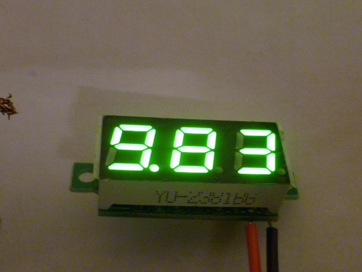 Вольтметр цифровой с корректировкой  зеленый 0-100, фото №2
