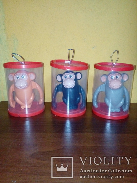 Игрушки на ёлку обезьянки СССР, фото №2