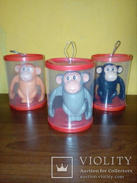 Игрушки на ёлку обезьянки СССР, фото №8