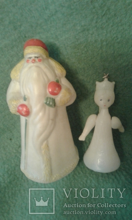 Дед Мороз и Снегурка пластик №2, фото №2