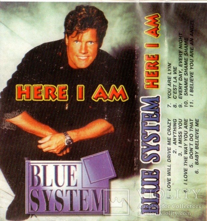Blue System (Here I Am) 1997. (МС). Кассета. ART. Russia., фото №7