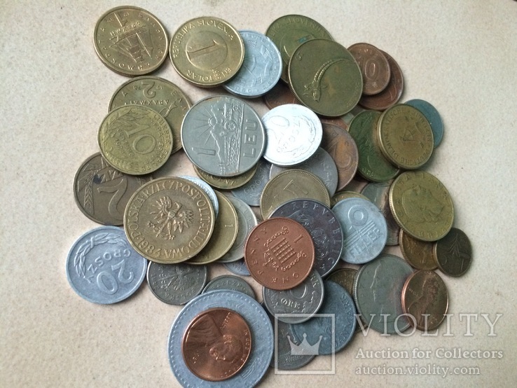 Монети 50 штук, фото №3