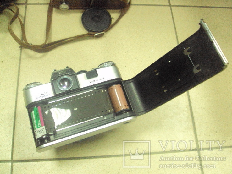 Фотоаппарат Зенит-Е с чехлом, объектив helios-44, фото №13