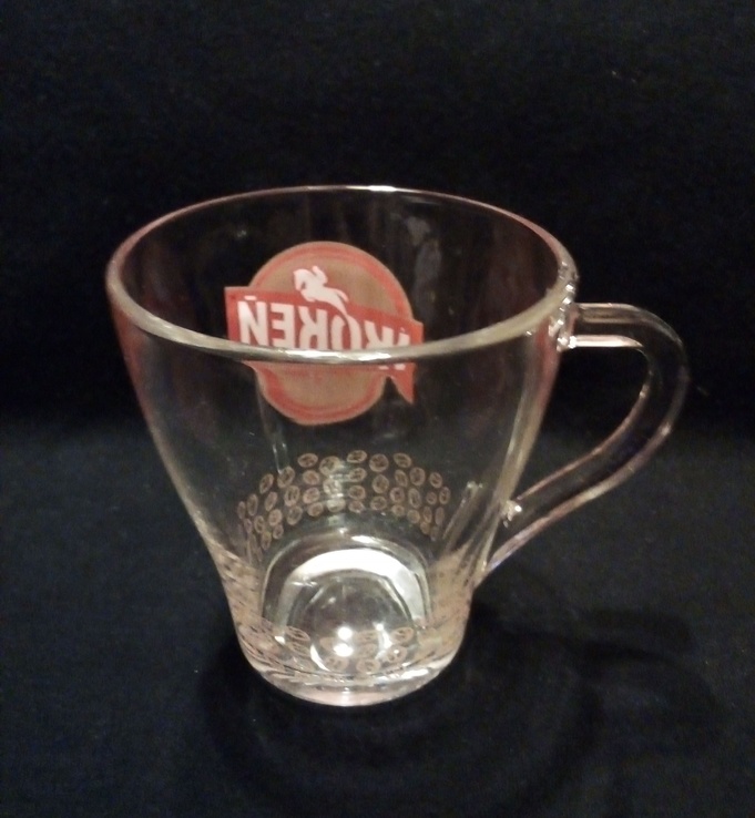 Чашка ЖОКЕЙ кофейная из толстого прозрачного стекла с рисунком эмблема кофе ЖОКЕЙ 0,2 л, photo number 4