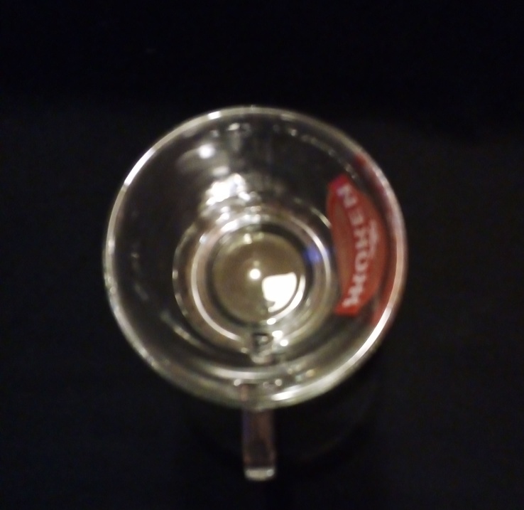 Чашка ЖОКЕЙ кофейная из толстого прозрачного стекла с рисунком эмблема кофе ЖОКЕЙ 0,2 л, фото №6