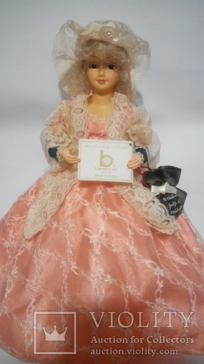 Фарфоровая кукла Марта Вашингтон 1987г, фото №12