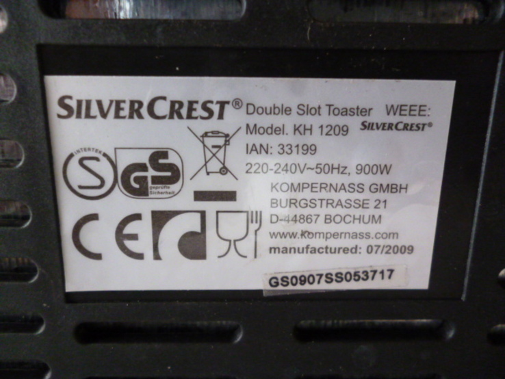 Opiekacz do chleba SILVER CREST Sensoexpress h Nimechchini, numer zdjęcia 11