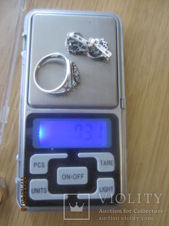 Кольцо и серьги серебро 925 цирконий, photo number 11