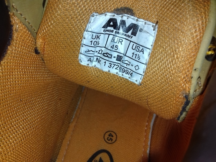 Ботинки АМ из Натуральной Кожи (Розмір-45\30), фото №10