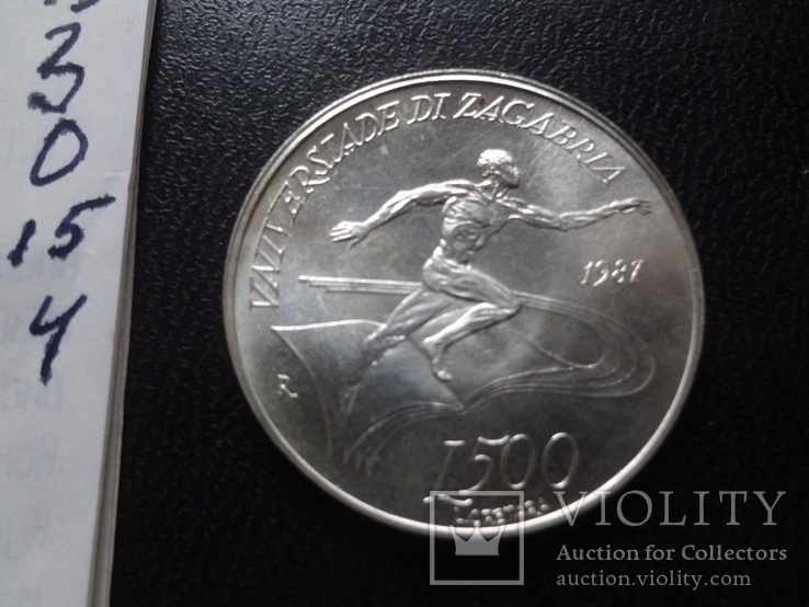 500 лир 1987  Сан-Марино  серебро     (О.15.4)~, фото №3