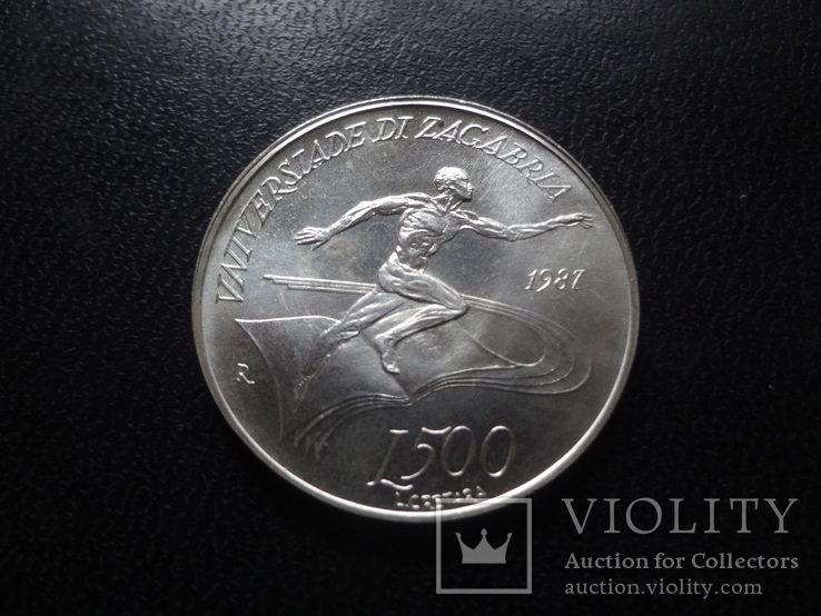 500 лир 1987  Сан-Марино  серебро     (О.15.4)~, фото №4