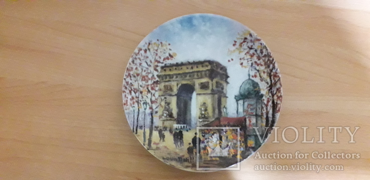 12 тарелок-пейзажи Парижа(Limoges France), фото №10