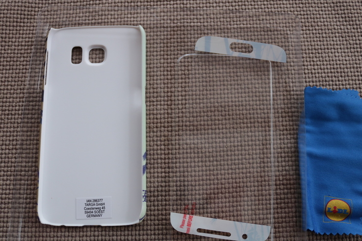 Защитный набор: чехол бампер, пленка и платок для Samsung Galaxy S6, фото №5