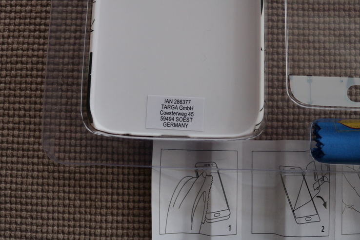 Защитный набор: чехол бампер, пленка и платок для Samsung Galaxy S6, фото №5