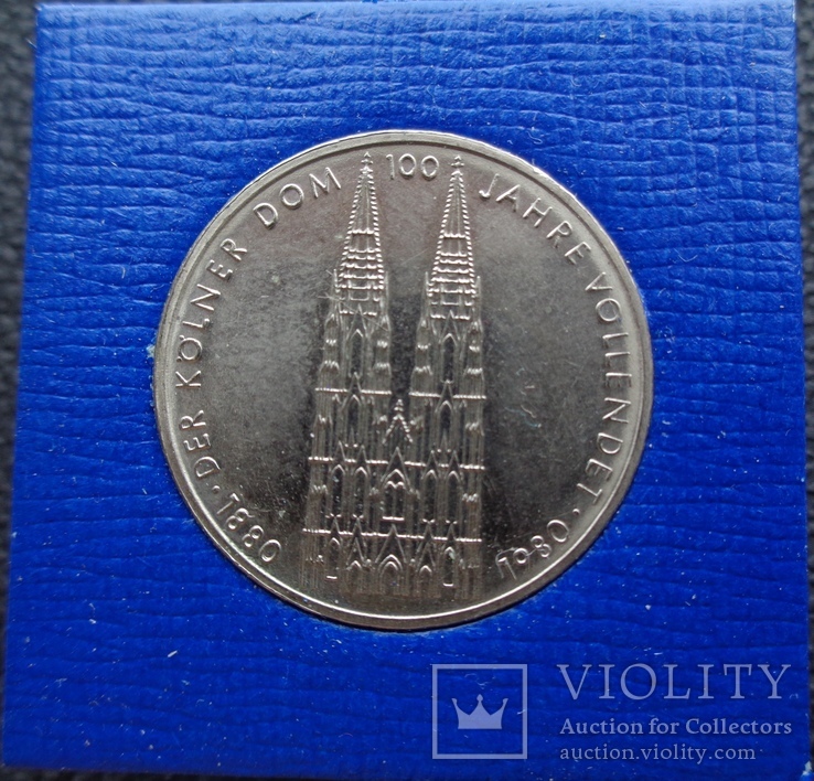 Германия 5 марок 1980 100 лет со дня окончания строительства Кёльнского собора