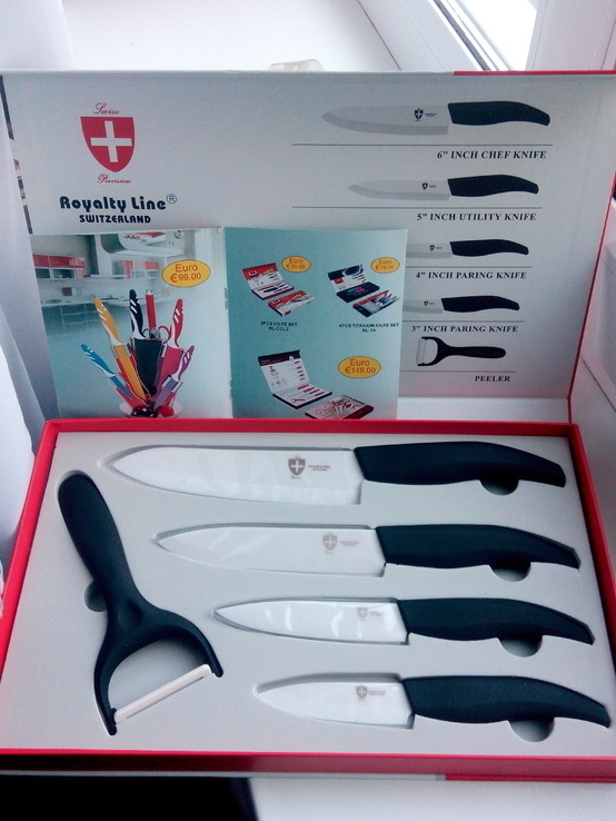 Керамічні ножі Royalty Line Switzerland, numer zdjęcia 2