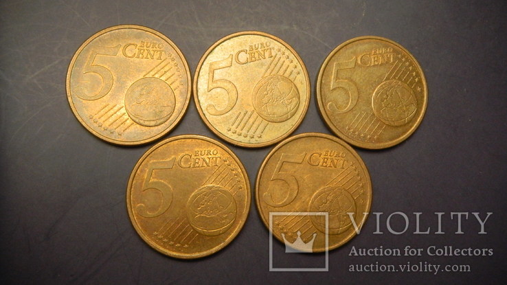 5 євроцентів Німеччина 2004 (всі монетні двори), фото №3