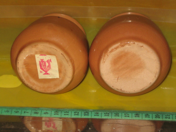 Два глинянных горшочка для запекания порционные, фото №3