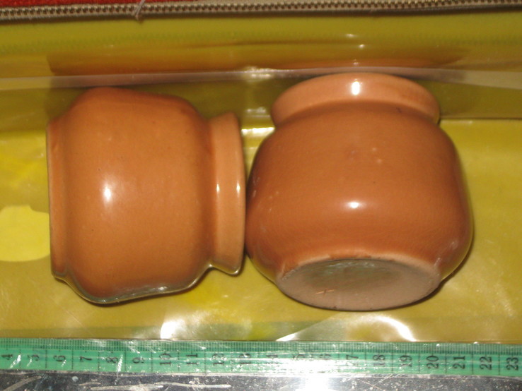 Два глинянных горшочка для запекания порционные, фото №5