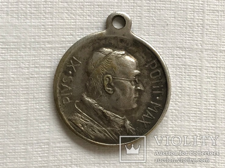 Католическая медаль. Пий ХІ. Рим. 1925г., фото №2