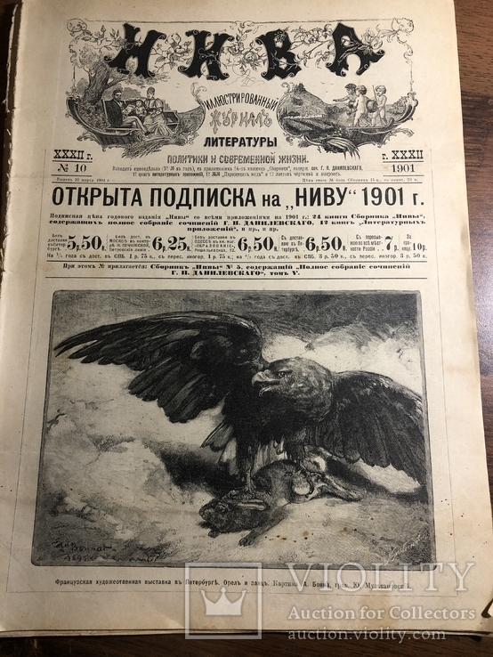 Хроники жизни царской России. Нива 10.1901 год.