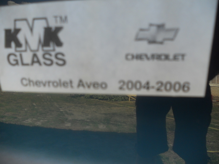 Лобовое стекло Шевроле Авео, CHEVROLET AVEO I,II (02-06г), photo number 3