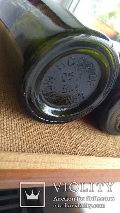 Набор из 3-х бутылок 1952, 1956, 1963 годов, фото №6