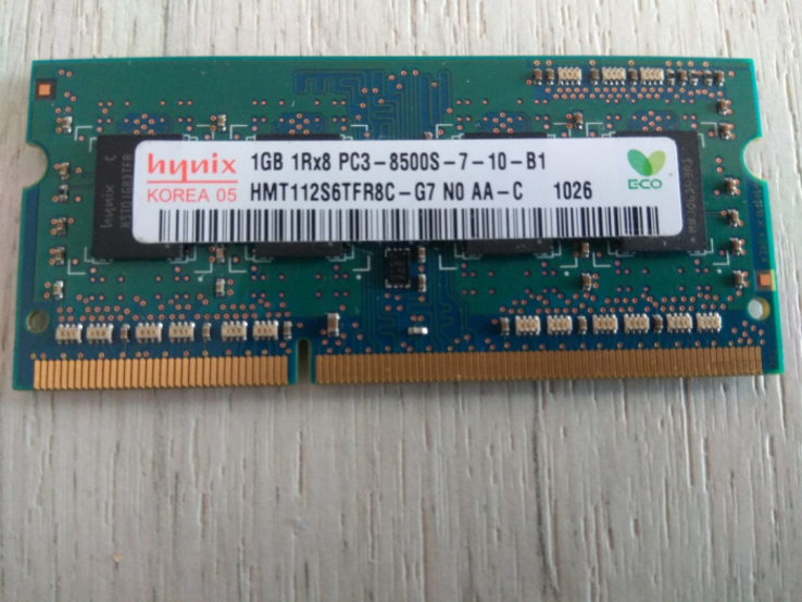 Hunix 1Gb DDR3, фото №2